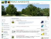 Tablet Screenshot of ambiente.comune.forli.fc.it